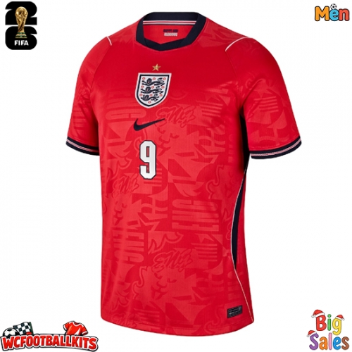 England Harry Kane #9 Replica Away Stadium Shirt World Cup 2026 Short Sleeve